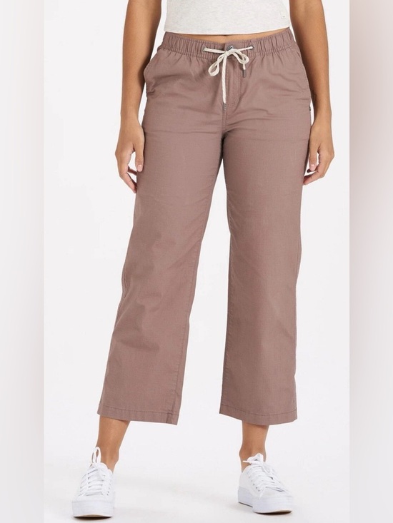 Vuori Pants - Vuori Women's Ripstop DuraTerra™ Wide Leg Crop Pants Mauve/Dusty Rose Large EUC
